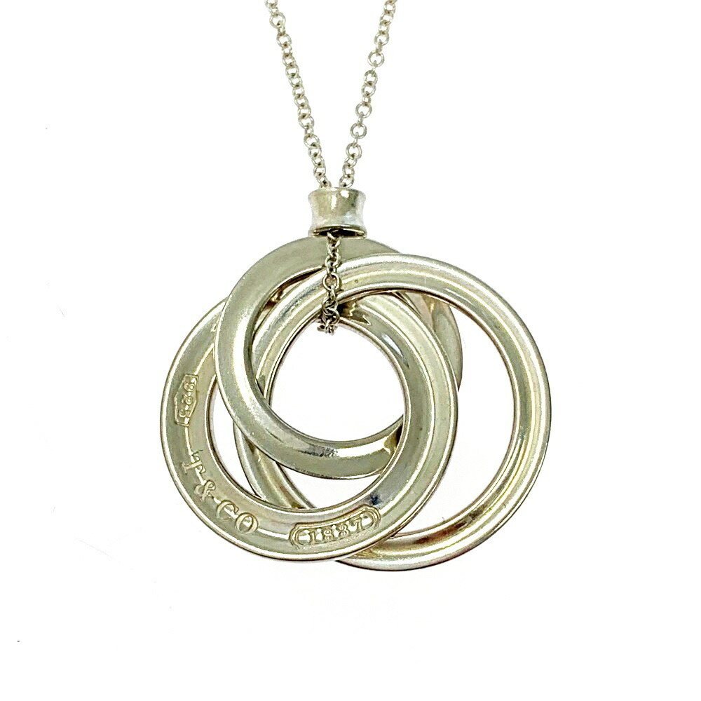 Tiffany 1837 Interlocking Three Circle Necklace S… - image 5